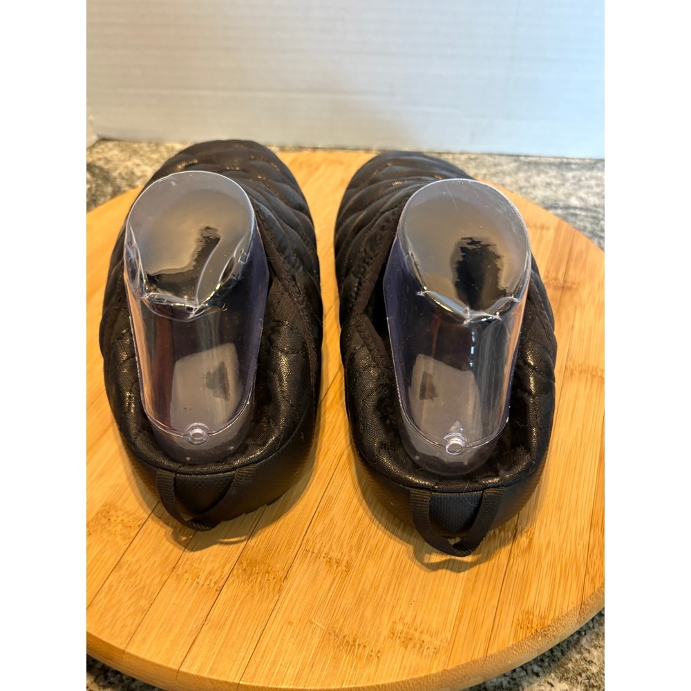 The North Face ThermoBall Traction Mule IV Black Shiny Slippers NF0A32YZ Size 7 - Picture 4 of 8